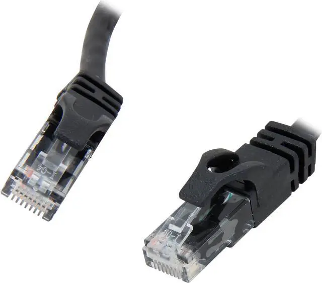 Main image of C2G 22677 Cat5e Cable - Non-Booted Unshielded Ethernet Network Patch Cable, Black (3 Feet, 0.91 Meters)