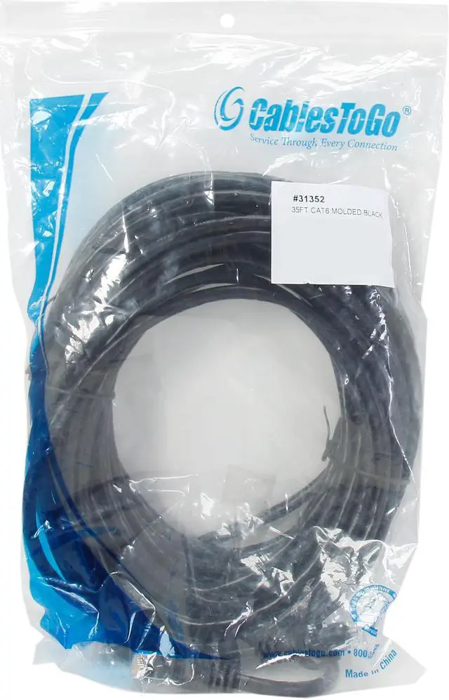 Alt view image 3 of 3 - C2G 22677 Cat5e Cable - Non-Booted Unshielded Ethernet Network Patch Cable, Black (3 Feet, 0.91 Meters)