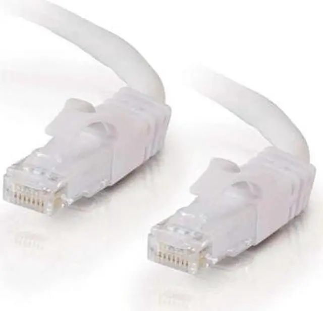 Main image of C2G 27160 Cat6 Cable - Snagless Unshielded Ethernet Network Patch Cable, White (1 Foot, 0.30 Meters)
