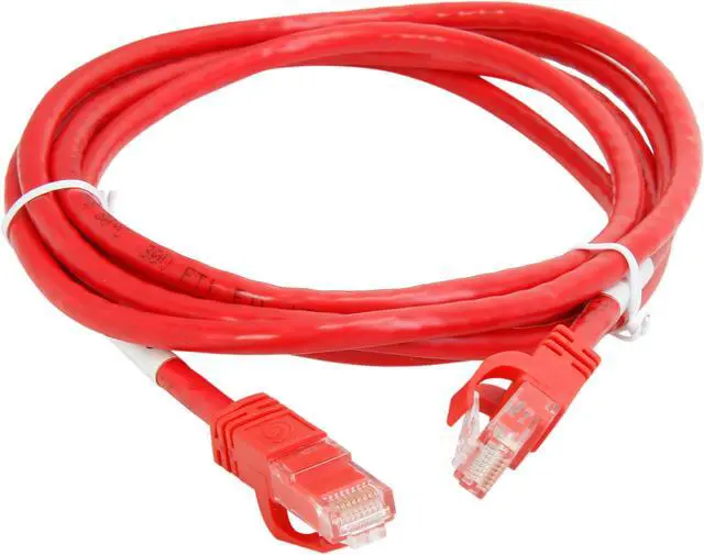 Alt view image 2 of 3 - C2G 27862 Cat6 Crossover Cable - Snagless Unshielded Network Crossover Patch Cable, Red (7 Feet, 2.13 Meters)