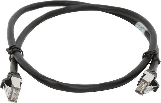 Alt view image 2 of 3 - C2G 28690 Cat5e Cable - Snagless Shielded Ethernet Network Patch Cable, Black (3 Feet, 0.91 Meters)