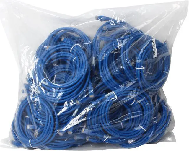 Alt view image 3 of 3 - C2G 29008 Cat6 Cables - Snagless Unshielded Ethernet Network Patch Cable Multipack (50 Pack) Blue (7 Feet, 2.13 Meters)