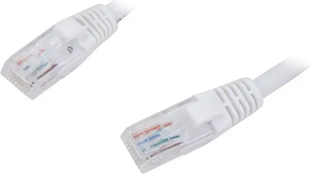 Main image of C2G 29952 Cat5e Cable - Snagless Unshielded Ethernet Network Patch Cable, White (1 Foot, 0.30 Meters)