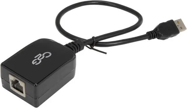 Alt view image 4 of 5 - C2G 29348 USB 1.1 over Cat5 Superbooster Extender Dongle Transmitter, Black