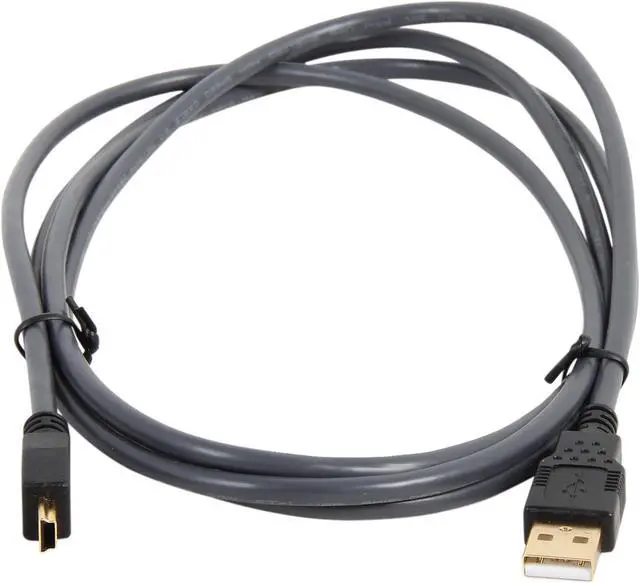 Alt view image 2 of 3 - C2G 29651 USB Cable - Ultima USB 2.0 A to USB Mini-B Male Cable, Black (6.6 Feet, 2 Meters)