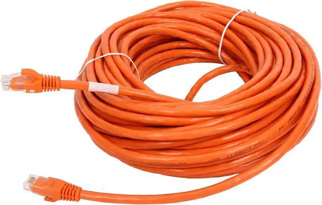 Alt view image 2 of 3 - C2G 31368 Cat6 Crossover Cable - Snagless Unshielded Network Patch Cable, Orange (75 Feet, 22.86 Meters)