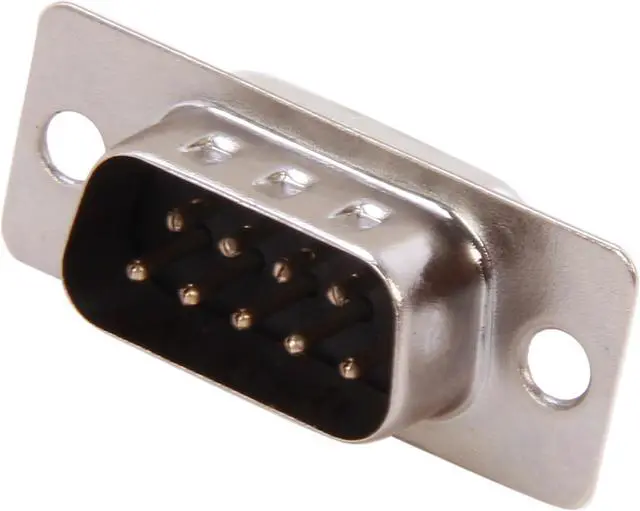 Main image of C2G 01557 DB9 Male D-Sub Solder Connector, Gold