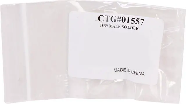 Alt view image 5 of 5 - C2G 01557 DB9 Male D-Sub Solder Connector, Gold