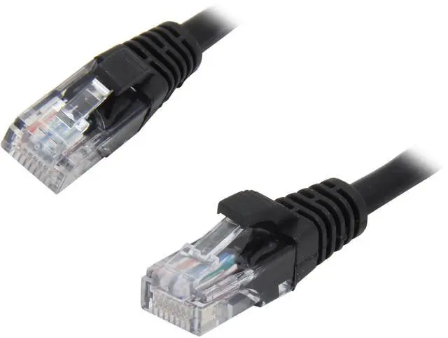Main image of C2G 15202 Cat5e Cable - Snagless Unshielded Ethernet Network Patch Cable, Black (10 Feet, 3.04 Meters)