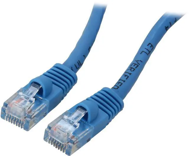 Main image of C2G 15206 Cat5e Cable - Snagless Unshielded Ethernet Network Patch Cable, Blue (14 Feet, 4.26 Meters)