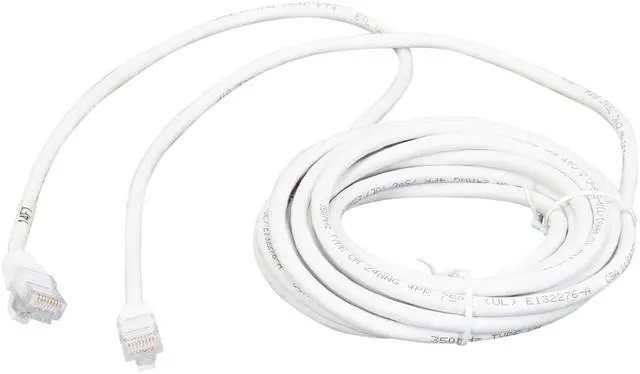 Alt view image 2 of 3 - C2G 19529 Cat5e Cable - Snagless Unshielded Ethernet Network Patch Cable, White (14 Feet, 4.26 Meters)