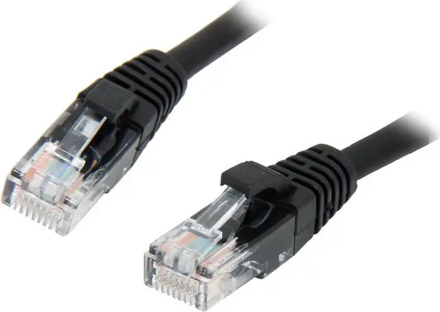Main image of C2G 15222 Cat5e Cable - Snagless Unshielded Ethernet Network Patch Cable, Black (25 Feet, 7.62 Meters)