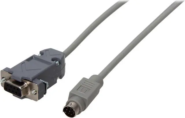 Main image of C2G 25041 DB9 Female to 8-Pin Mini-DIN Serial RS232 Male Adapter Cable, Grey (6 Feet, 1.82 Meters)