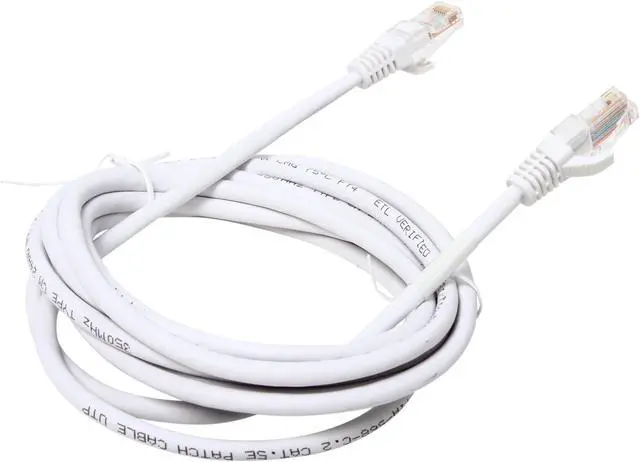 Alt view image 2 of 3 - C2G 25428 Cat5e Cable - Snagless Unshielded Ethernet Network Patch Cable, White (10 Feet, 3.04 Meters)