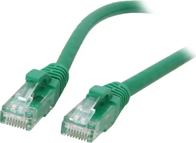 Main image of C2G 27170 Cat6 Cable - Snagless Unshielded Ethernet Network Patch Cable, Green (1 Foot, 0.30 Meters)