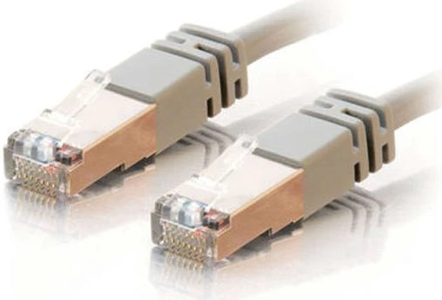 Main image of C2G 27250 Cat5e Cable - Snagless Shielded Ethernet Network Patch Cable, Gray (7 Feet, 2.13 Meters)