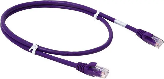 Alt view image 2 of 3 - C2G 27801 Cat6 Cable - Snagless Unshielded Ethernet Network Patch Cable, Purple (3 Feet, 0.91 Meters)
