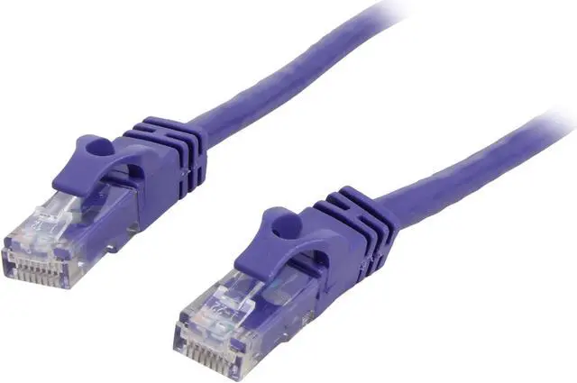 Main image of C2G 27805 Cat6 Cable - Snagless Unshielded Ethernet Network Patch Cable, Purple (25 Feet, 7.62 Meters)