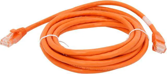 Alt view image 2 of 3 - C2G 27813 Cat6 Cable - Snagless Unshielded Ethernet Network Patch Cable, Orange (10 Feet, 3.04 Meters)