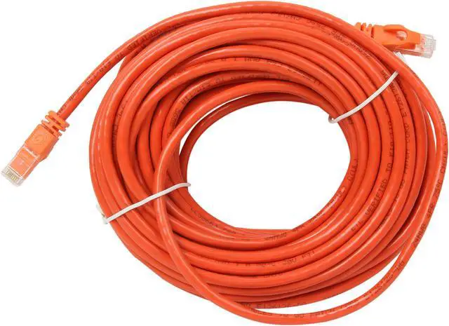 Alt view image 2 of 3 - C2G 27816 Cat6 Cable - Snagless Unshielded Ethernet Network Patch Cable, Orange (50 Feet, 15.24 Meters)