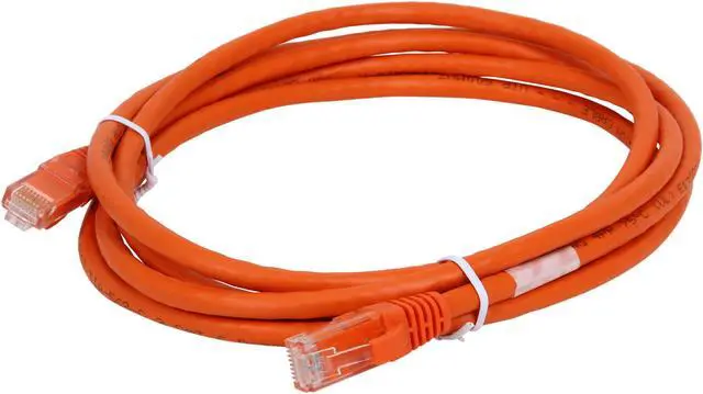 Alt view image 2 of 3 - C2G 27812 Cat6 Cable - Snagless Unshielded Ethernet Network Patch Cable, Orange (7 Feet, 2.13 Meters)