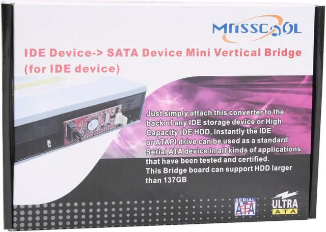 Alt view image 5 of 5 - MASSCOOL XWT-GHQ04 IDE to SATA Convert