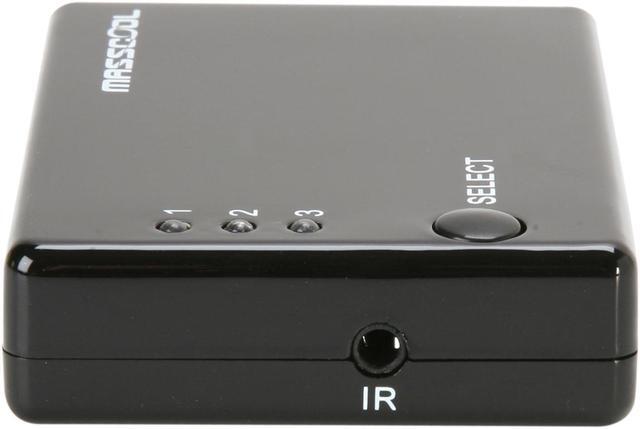 Alt view image 5 of 6 - MASSCOOL HS-MA103 Mini HDMI Amplifier Switch 3 in 1 out