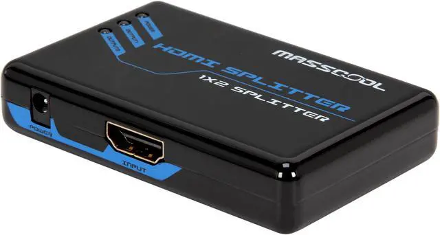 Main image of MASSCOOL AHS-102 HDMI SPLITTER 1x2 (1in 2 Out)