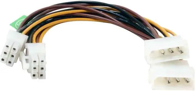 Main image of Athena Power PCIE6X2 6 in. Power Supply Converter Cable