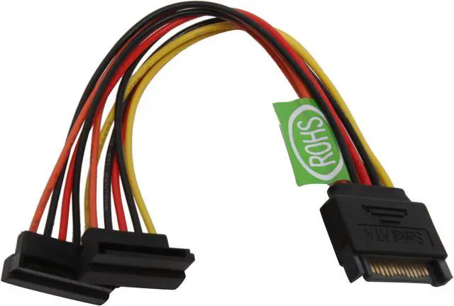 Alt view image 2 of 3 - Athena Power CABLE-YSATA290 6 in. SATA II Y cable
