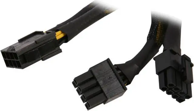Main image of Athena Power CABLE-YEPS828 6 in. EPS-12V 8-pin Y-splitter Power Cable