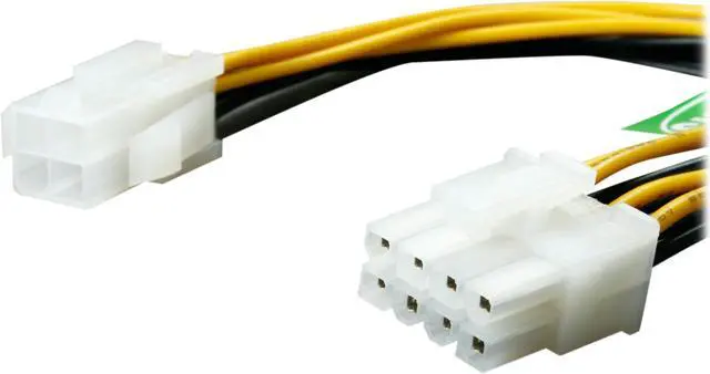 Main image of Athena Power CABLE-P4EPS8 7.75 in. P4-4pin to EPS-8pin Adapter Cable