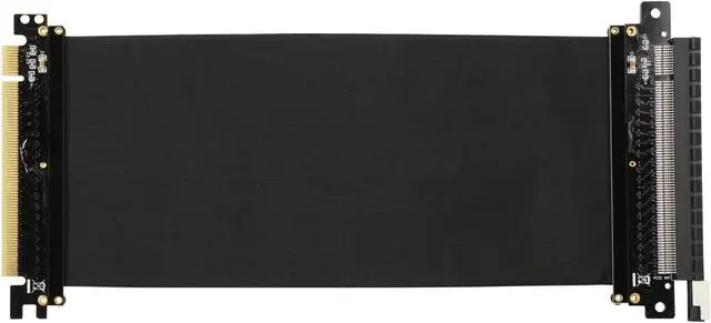 Alt view image 2 of 4 - Athena Power 200mm/7.87" CABLE-PCIE16A1-20V2 GPU Server / Gaming PCI-E x16 to x16 3.0 Extender Riser Cable Female to Male