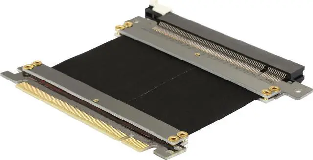 Main image of Athena Power 50mm/1.97" CABLE-PCIE16A1-5V2 GPU Server / Gaming PCI-E x16 to x16 3.0 Extender Riser Cable Female to Male