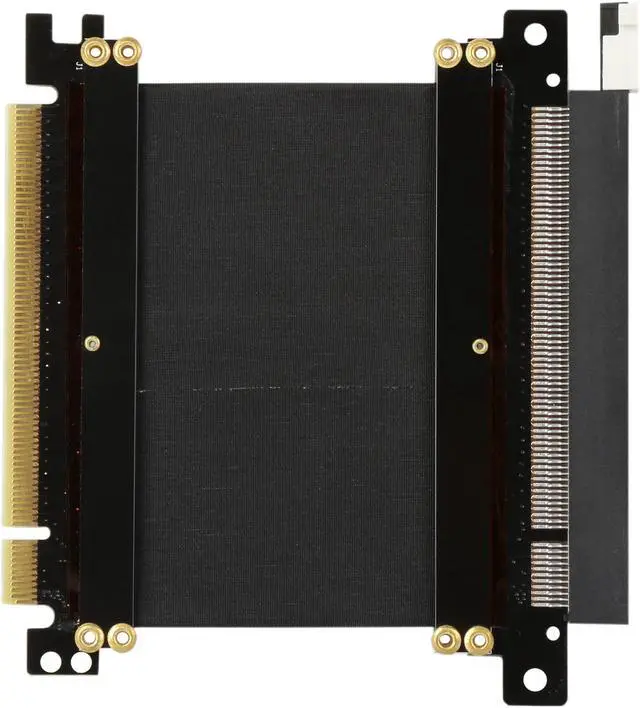 Alt view image 2 of 4 - Athena Power 50mm/1.97" CABLE-PCIE16A1-5V2 GPU Server / Gaming PCI-E x16 to x16 3.0 Extender Riser Cable Female to Male