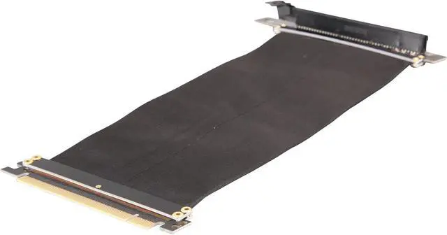 Main image of Athena Power 200mm/7.87" CABLE-PCIE16A1-L20V2 90-Degree Left Angle Flexible GPU Server / Gaming PCI-E x16 to x16 3.0 Extender Riser Cable Female to Male