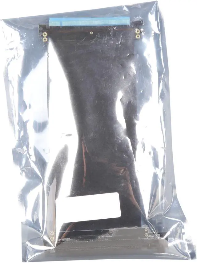 Alt view image 7 of 7 - Athena Power 200mm/7.87" CABLE-PCIE16A1-L20V2 90-Degree Left Angle Flexible GPU Server / Gaming PCI-E x16 to x16 3.0 Extender Riser Cable Female to Male