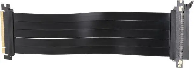 Alt view image 2 of 3 - Athena Power 300mm PCI-E x16, PCIe 3.0 High Quality Flexible EMI Shielded Ribbon Riser Extension Cable, Wide Range Vertical Mounting GPU Support Straight (CABLE-PCIE16A1-30V2)