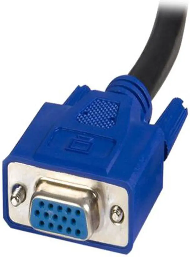 Alt view image 4 of 6 - StarTech.com 6 ft. USB+VGA 2-in-1 KVM Switch Cable SVUSB2N1_6