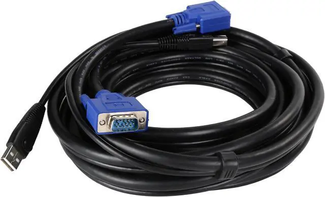 Alt view image 2 of 3 - StarTech.com 15 ft. USB+VGA 2-in-1 KVM Switch Cable SVUSB2N1_15