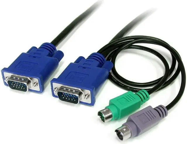 Main image of StarTech.com 25 ft. Ultra-Thin PS/2 3-in-1 Cable SVECON25