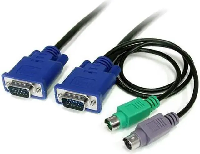 Main image of StarTech.com 50 ft. Ultra-Thin PS/2 3-in-1 KVM Cable SVECON50