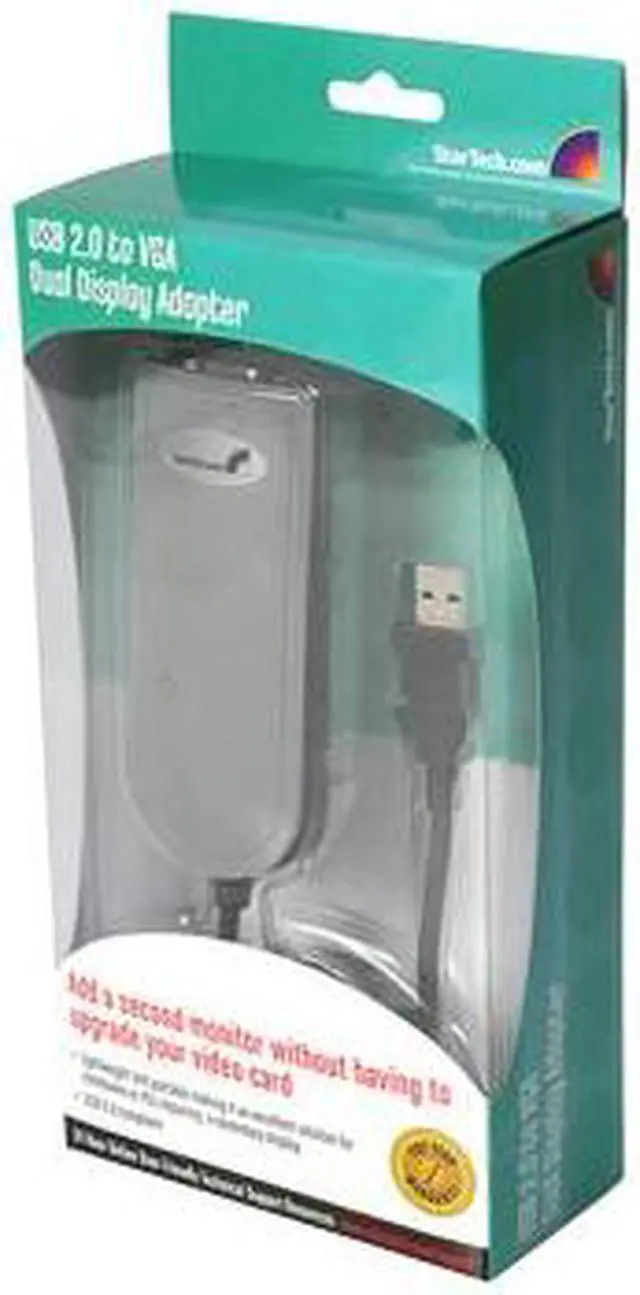 Alt view image 4 of 4 - StarTech.com USB2VGA USB VGA External Dual or Multi Monitor Video Adapter