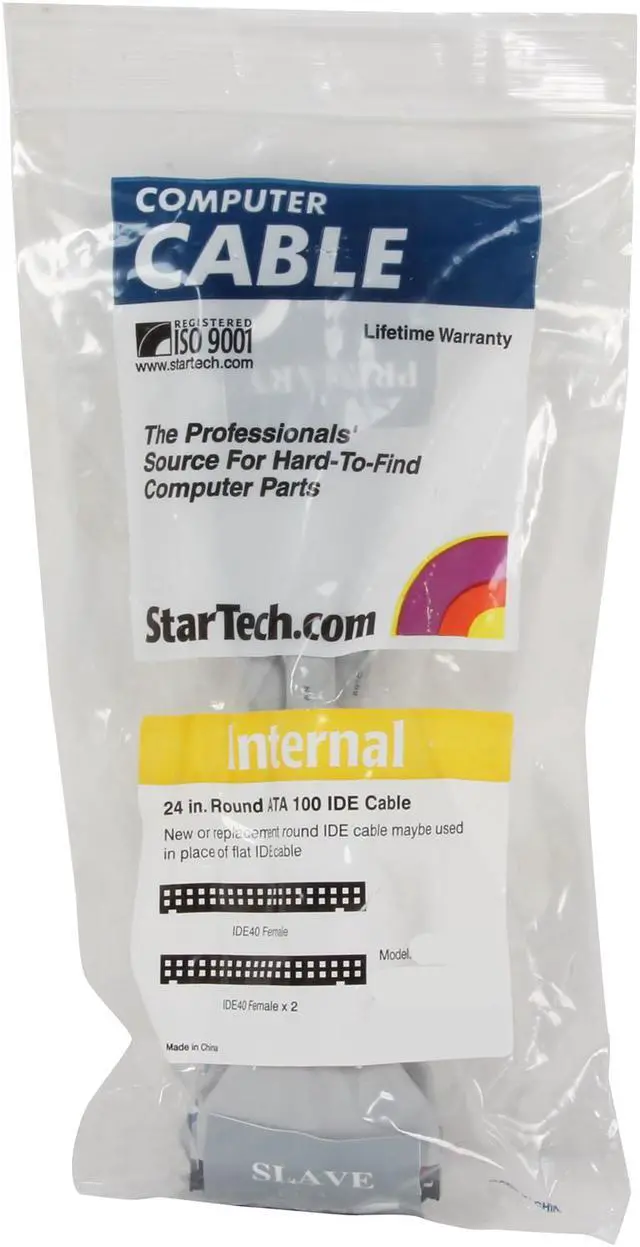 Alt view image 4 of 4 - StarTech.com Model IDE100RND24 24" Round ATA 100/133 IDE Cable