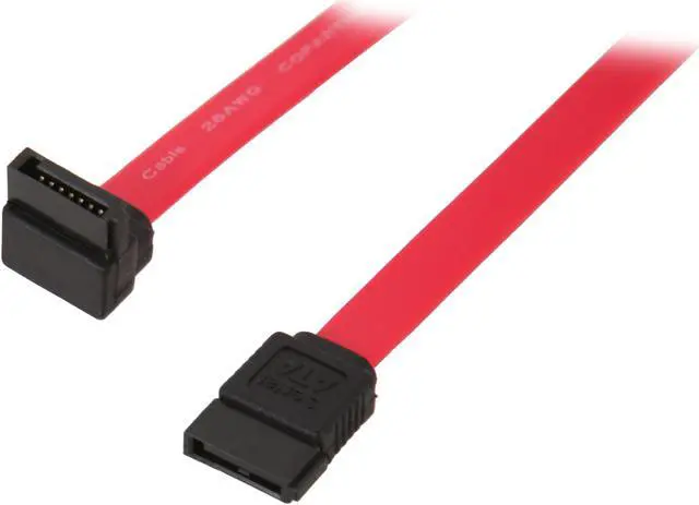 Main image of StarTech.com SATA18RA1 1.5 ft. SATA to Right Angle SATA Serial ATA Cable