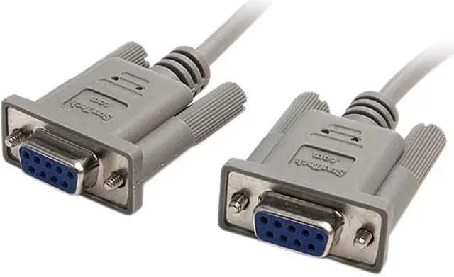 Main image of StarTech.com Model SCNM9FF 10 ft. Cross Wired Serial/Null Modem Cable DB9 F/F Female to Female