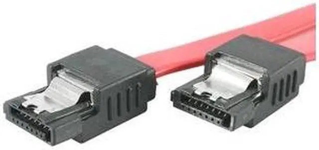 Main image of StarTech.com LSATA18 1.5 ft. Latching SATA Cable M/M - Straight