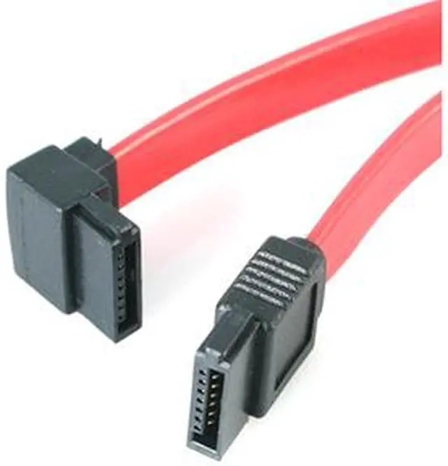 Main image of StarTech.com SATA18LA1 1.5 ft. Left Angle SATA Cable