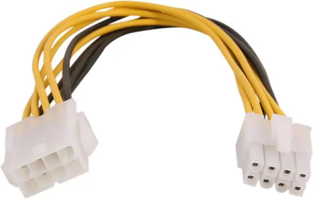 Alt view image 2 of 3 - StarTech.com EPS8EXT 8 in. EPS 8 Pin Power Extension Cable Female to Male