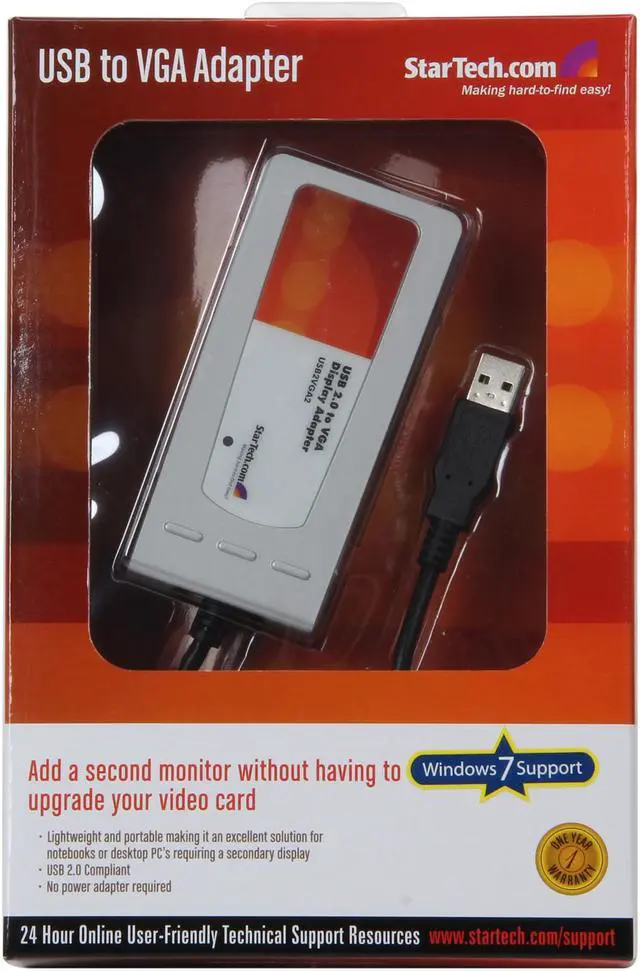 Alt view image 6 of 6 - StarTech.com USB2VGA2 USB VGA External Dual or Multi Monitor Video Adapter - High Resolution